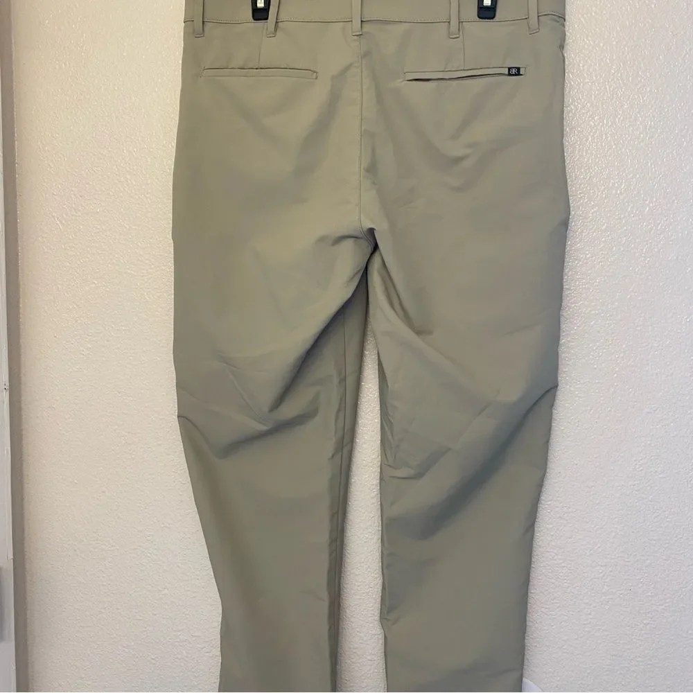 Banana Republic tan stretch Chino khaki work golf Pants 34x30